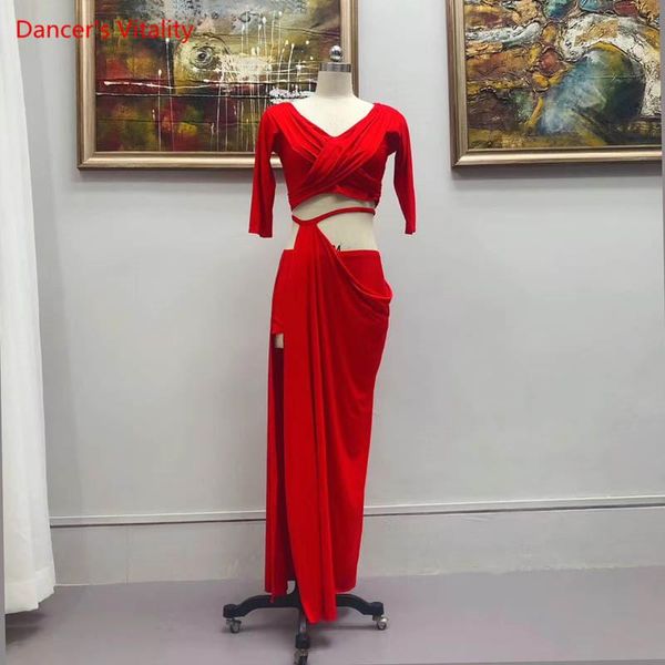 belly dance profession custom female child elegant v-neck practice clothes suit long skirt performance clothing, Black;red
belly dance profession custom female child elegant v-neck practice clothes suit long skirt performance clothing, Black;red