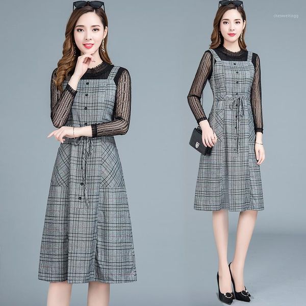 large size plaid dress women vestido de festa conjunto feminino ukraine 2 piece set women vestidos ensemble femme deux pieces1, Gray
large size plaid dress women vestido de festa conjunto feminino ukraine 2 piece set women vestidos ensemble femme deux pieces1, Gray
