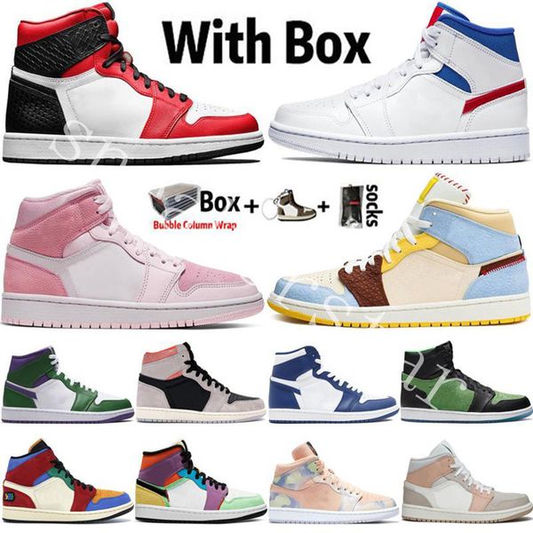 2020 new arrival jumpman 1 1s mens basketball shoes high og dio unc tie-dye digital pink snake chicago women sports sneakers mens trainers
2020 new arrival jumpman 1 1s mens basketball shoes high og dio unc tie-dye digital pink snake chicago women sports sneakers mens trainers
