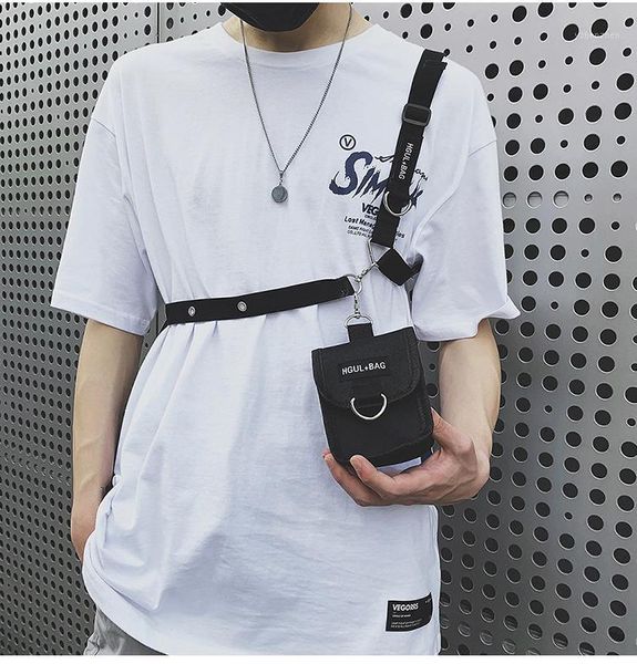 waist bags reflective small mini bag adjustable punk shoulder strap hip hop streetwear night reflection function tactics pack1
waist bags reflective small mini bag adjustable punk shoulder strap hip hop streetwear night reflection function tactics pack1