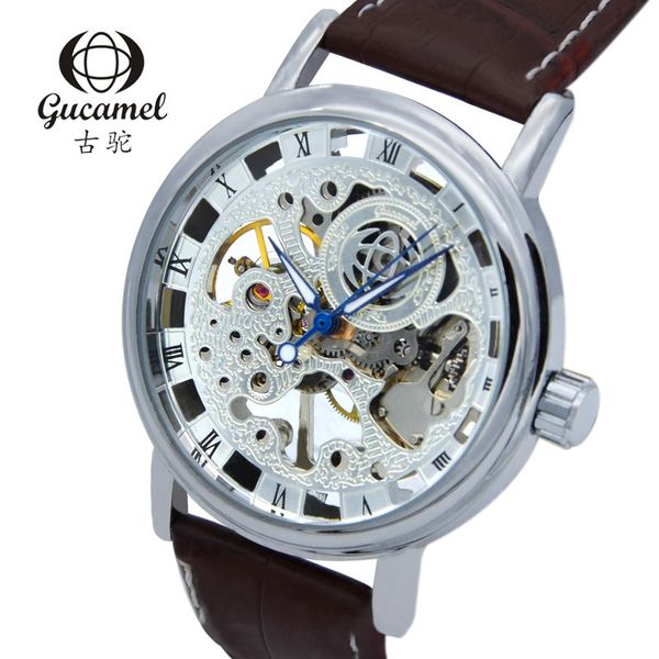 gucamel factory sale watch factory wholesale supply men's hollow fashion business leisure manual machinery watch, Slivery;brown
gucamel factory sale watch factory wholesale supply men's hollow fashion business leisure manual machinery watch, Slivery;brown