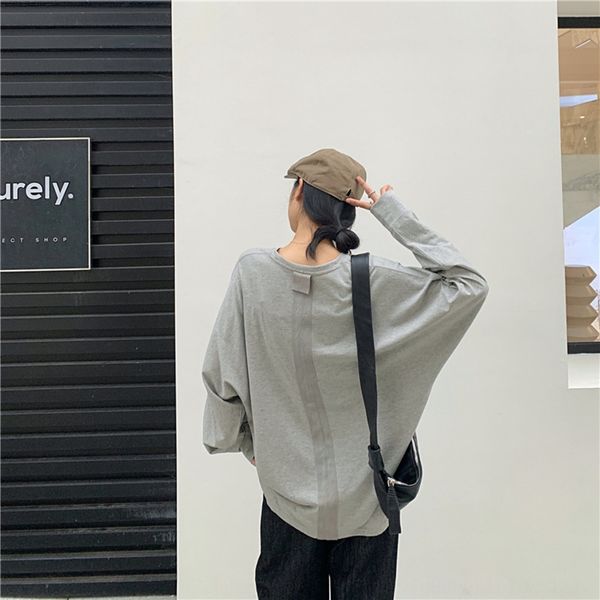 striped technology sense solid color sweater pullover sweater women's round neck simple style in early autumn versatile and loose pullo, Black
striped technology sense solid color sweater pullover sweater women's round neck simple style in early autumn versatile and loose pullo, Black