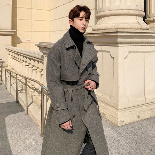 male autumn 2021 new fine pure long thick woolen coat and young men's clothes c46g, Tan;black
male autumn 2021 new fine pure long thick woolen coat and young men's clothes c46g, Tan;black
