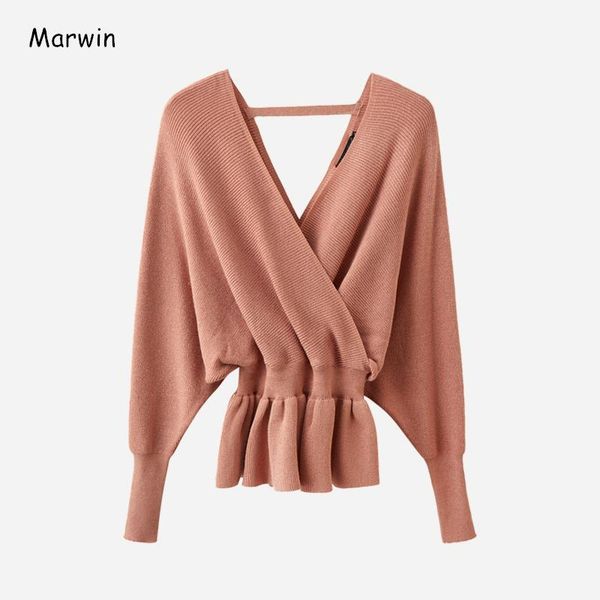 marwin 2020 new-coming v-neck thick elegant fashion sweaters warm soft ruched female high street winter sweaters, White;black
marwin 2020 new-coming v-neck thick elegant fashion sweaters warm soft ruched female high street winter sweaters, White;black