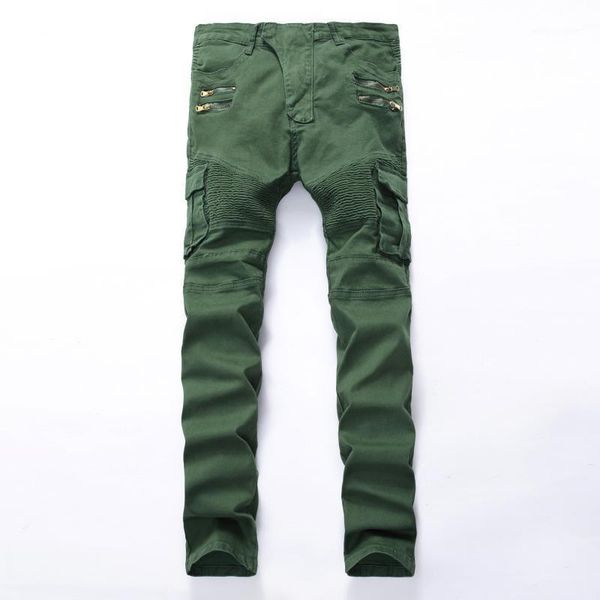 men's jeans men's fashion multi pocket hole ripped casual zipper patchwork straight slim army green hip hop denim pants long men1, Blue
men's jeans men's fashion multi pocket hole ripped casual zipper patchwork straight slim army green hip hop denim pants long men1, Blue