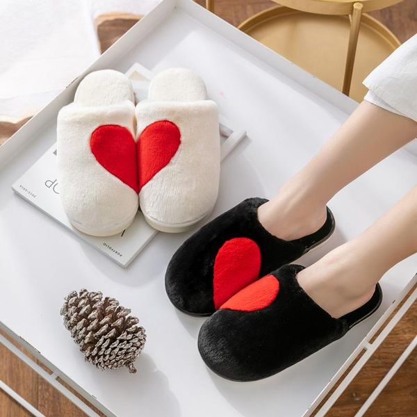 slippers women's home 2021 winter cute heart-shaped plush ladies flat shoes solid color comfort warm flock for female, Black
slippers women's home 2021 winter cute heart-shaped plush ladies flat shoes solid color comfort warm flock for female, Black