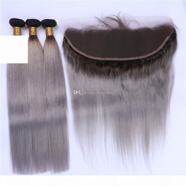 ombre color 1b grey human hair weft with lace frontal unprocessed 100 virgin human ombre hair 3bundles with ear to ear frontal, Black
ombre color 1b grey human hair weft with lace frontal unprocessed 100 virgin human ombre hair 3bundles with ear to ear frontal, Black