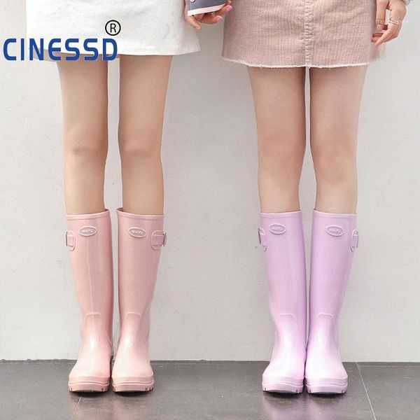 boots fashion rainboots women knee-high water buckle long tube high-grade waterproof shoes womens rubber pvc rain 20211, Black
boots fashion rainboots women knee-high water buckle long tube high-grade waterproof shoes womens rubber pvc rain 20211, Black