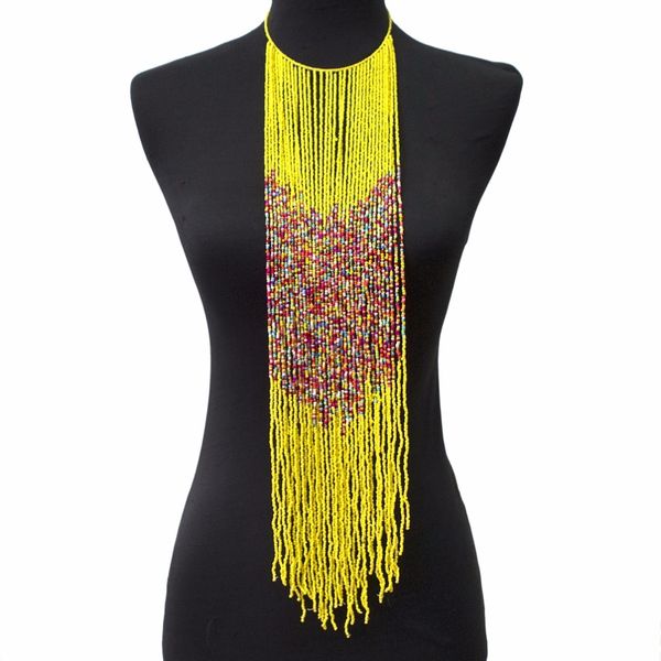 manilai bohemian resin beaded long necklaces pendants women handmade beads collar bib choker statement necklace ethnic jewelry q1113, Silver
manilai bohemian resin beaded long necklaces pendants women handmade beads collar bib choker statement necklace ethnic jewelry q1113, Silver