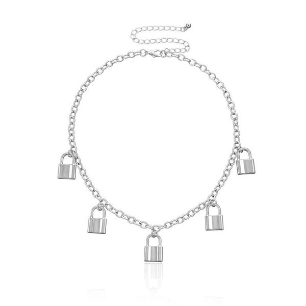 chokers 2021 women's necklace hip-hop geometry mini lock pendant fashion versatile short wholesale bulk jewelry chain goth, Golden;silver
chokers 2021 women's necklace hip-hop geometry mini lock pendant fashion versatile short wholesale bulk jewelry chain goth, Golden;silver