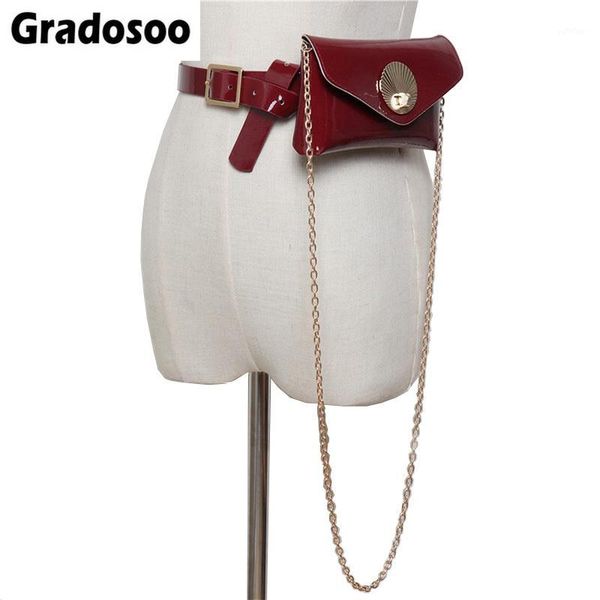 gradosoo patent leather waist bags new fashion chain crossbody bag fanny packs women vintage pu belt bag hand lbf3461
gradosoo patent leather waist bags new fashion chain crossbody bag fanny packs women vintage pu belt bag hand lbf3461