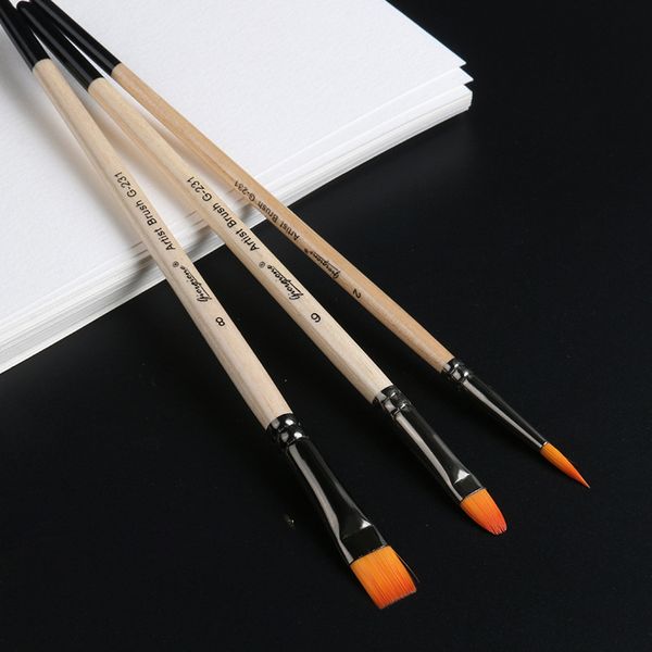 3 pcs special offer nylon hair oil paint brush set acrylic water chalk brush line pen watercolor pen painting brush art supplies, Black;red
3 pcs special offer nylon hair oil paint brush set acrylic water chalk brush line pen watercolor pen painting brush art supplies, Black;red