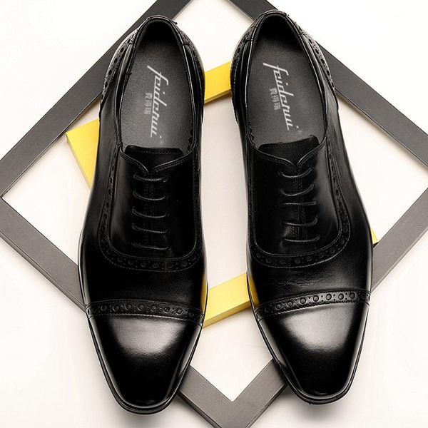 new vintage cap toe man handmade party wedding shoes real genuine leather men's pointed toe laces semi brogue footwear dx108, Black
new vintage cap toe man handmade party wedding shoes real genuine leather men's pointed toe laces semi brogue footwear dx108, Black
