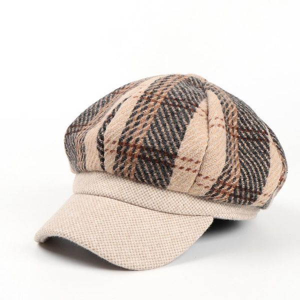 stingy brim hats 2021 cotton plaid octagonal for women and men berets painter hat sboy cap beanie 22, Blue;gray
stingy brim hats 2021 cotton plaid octagonal for women and men berets painter hat sboy cap beanie 22, Blue;gray