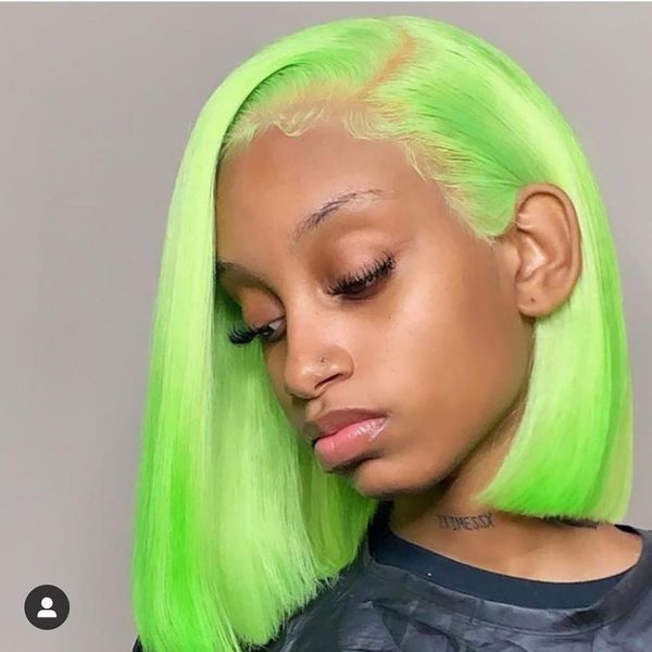 short wig bob wigs 613 pink red blue colored human hair wigs straight brazilian pre plucked glueless swiss hd lace frontal wigs, Black;brown
short wig bob wigs 613 pink red blue colored human hair wigs straight brazilian pre plucked glueless swiss hd lace frontal wigs, Black;brown