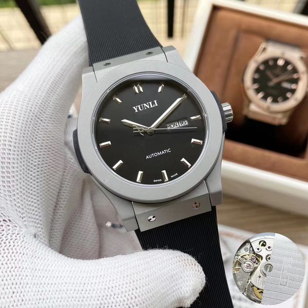yunli -2020 men's mechanical aaawatch, stainless steel strap, automatic date yunliaaa watch, Slivery;brown
yunli -2020 men's mechanical aaawatch, stainless steel strap, automatic date yunliaaa watch, Slivery;brown