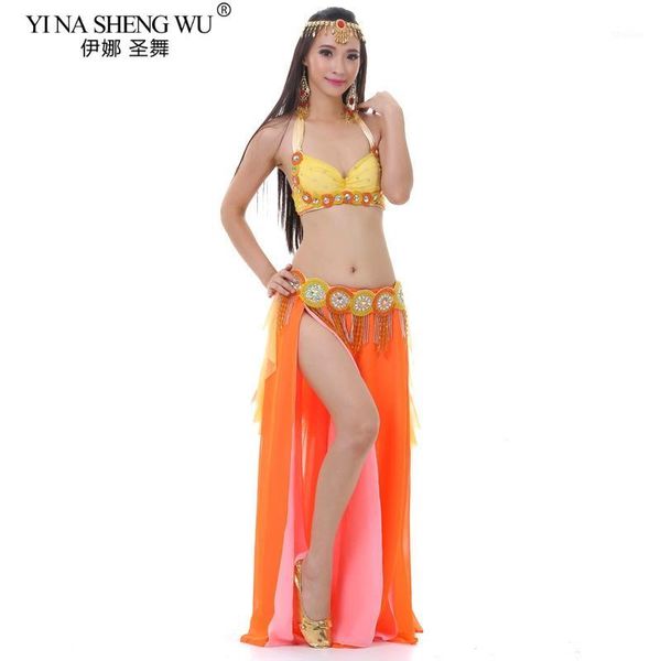 stage wear women belly dance costume india oriental performance sets split skirt bra belt sequins diamond dancer stage1, Black;red
stage wear women belly dance costume india oriental performance sets split skirt bra belt sequins diamond dancer stage1, Black;red