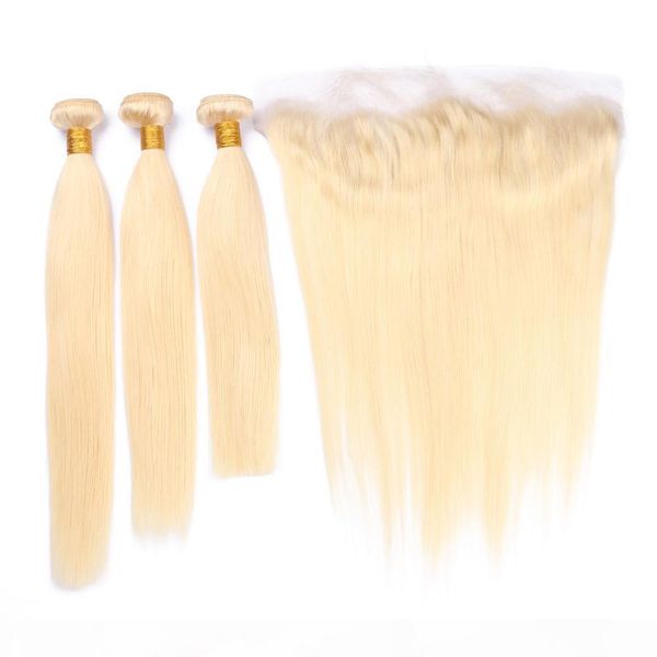 # 613 бразильской blonde человеческих волос пучки с фронтальным bleach blonde 13x4 lace фронтального закрытия с virgin волос соткать 3 bundl, Black;brown
# 613 бразильской blonde человеческих волос пучки с фронтальным bleach blonde 13x4 lace фронтального закрытия с virgin волос соткать 3 bundl, Black;brown