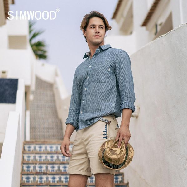 simwood 2020 spring summer new cotton linen shirts men vertical striped long sleeve breathable plus size shirt sj170101 1022, White;black
simwood 2020 spring summer new cotton linen shirts men vertical striped long sleeve breathable plus size shirt sj170101 1022, White;black