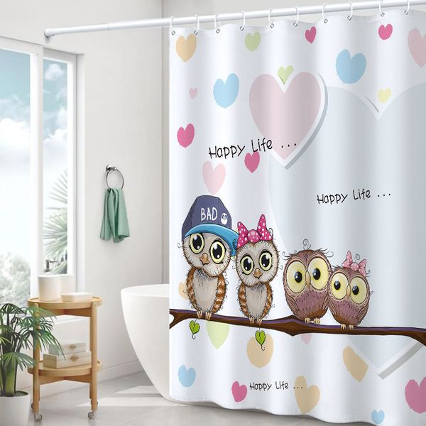 cartoon owl print shower curtains waterproof bathroom curtain thicken mildew proof polyester bathroom partition curtain
cartoon owl print shower curtains waterproof bathroom curtain thicken mildew proof polyester bathroom partition curtain