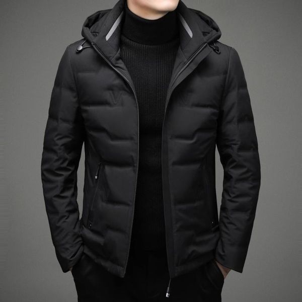 men's down & parkas jacket winter mens luxury casual creative detachable hat cold-resistant warm coat, Black
men's down & parkas jacket winter mens luxury casual creative detachable hat cold-resistant warm coat, Black