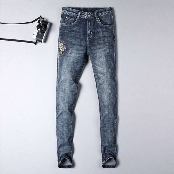 autumn 2020 new print embroidery net red jeans men's black stretch slim leggings trend versatile, Blue
autumn 2020 new print embroidery net red jeans men's black stretch slim leggings trend versatile, Blue