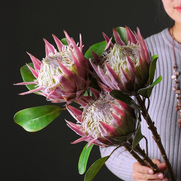 1 piece artificial flower home decorative fake flowers long branch king protea handmade silk flowers holiday decor1
1 piece artificial flower home decorative fake flowers long branch king protea handmade silk flowers holiday decor1