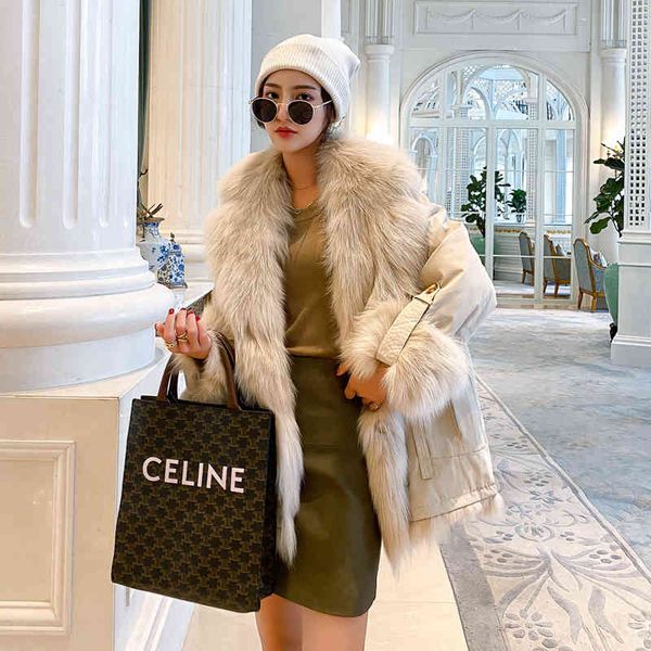 women's fur & faux bella coat oversized female jacket warm double-sided coats women parka 394o, Black
women's fur & faux bella coat oversized female jacket warm double-sided coats women parka 394o, Black