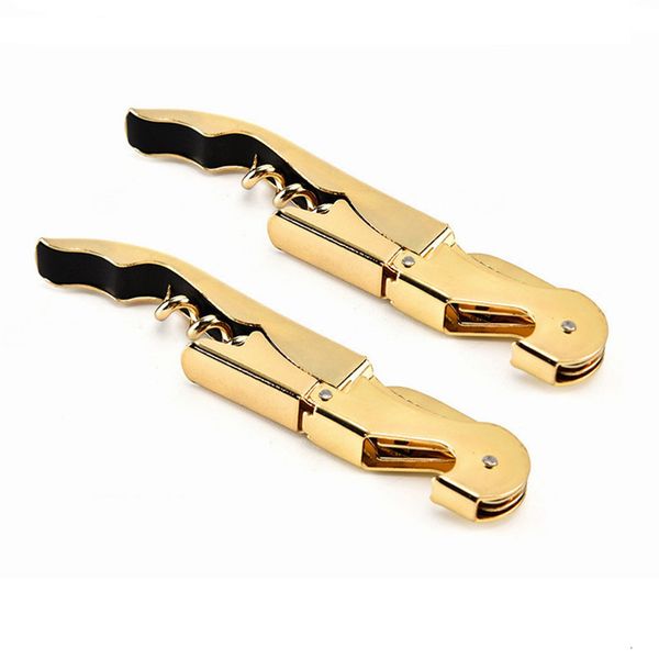 golden color wine stainless steel bottle opener knife pull tap double hinged corkscrew creative promotional gifts dhl
golden color wine stainless steel bottle opener knife pull tap double hinged corkscrew creative promotional gifts dhl