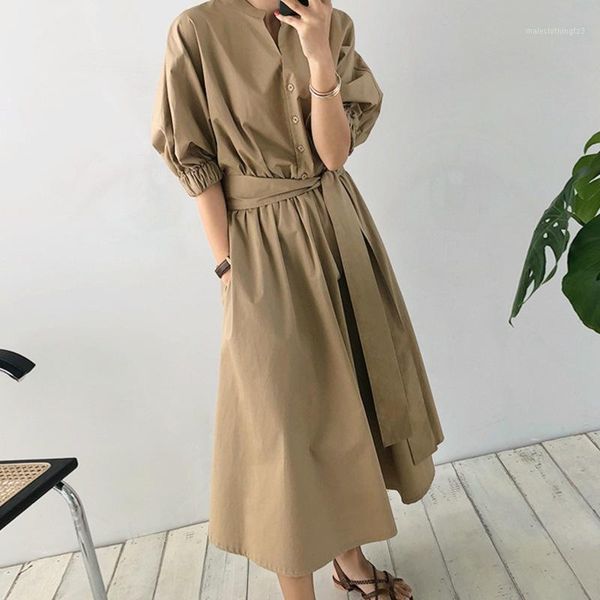 casual dresses 2021 summer autumn fashion loose womens chic bow drawstring wasit belt girl female a-line dress e0611, Black;gray
casual dresses 2021 summer autumn fashion loose womens chic bow drawstring wasit belt girl female a-line dress e0611, Black;gray