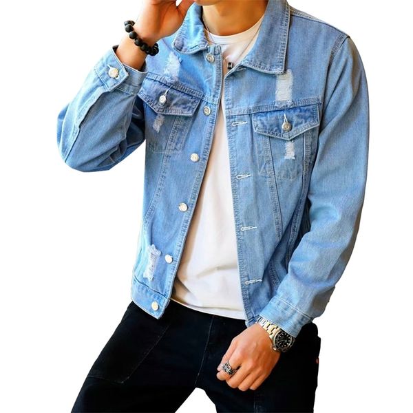 men's denim jacket hip hop retro denim jacket street casual pilot harajuku fashion hole slim buttoned sky blue men's jacket 201116, Black;brown
men's denim jacket hip hop retro denim jacket street casual pilot harajuku fashion hole slim buttoned sky blue men's jacket 201116, Black;brown