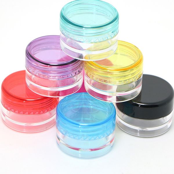 1000pcs/lot 2g 3g 5g empty cream jar 5ml colorful transparent cream pot display case cosmetic packaging box
1000pcs/lot 2g 3g 5g empty cream jar 5ml colorful transparent cream pot display case cosmetic packaging box