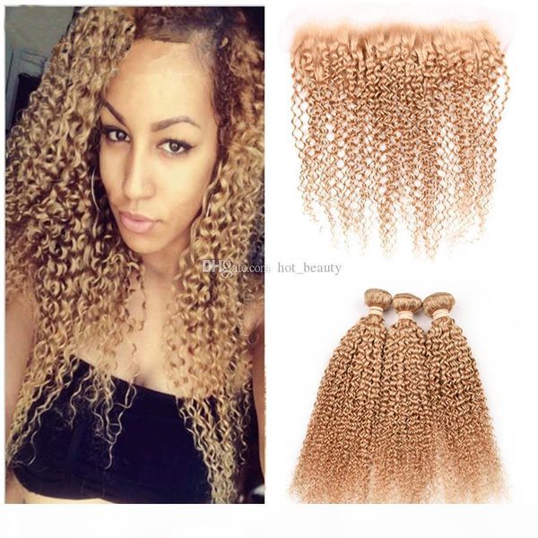 kinky curly malaysian virgin ombre honey blonde human hair weave bundles with closure 4pcs lot #1b 27 two tone ombre 3 bundle deals, Black
kinky curly malaysian virgin ombre honey blonde human hair weave bundles with closure 4pcs lot #1b 27 two tone ombre 3 bundle deals, Black