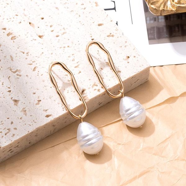 dangle & chandelier simple small korean pearl earrings for women statement geometric metal gold drop 2021 trend fashion jewelry, Silver
dangle & chandelier simple small korean pearl earrings for women statement geometric metal gold drop 2021 trend fashion jewelry, Silver