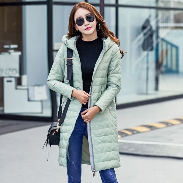 2021 women's long jacket winter hooded white duck down slim coat female warm parkas outerwear plus size y26, Black
2021 women's long jacket winter hooded white duck down slim coat female warm parkas outerwear plus size y26, Black