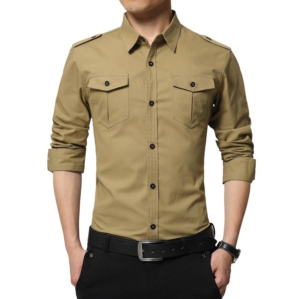 2021 new men's shirts long sleeves, dress in shirt single men, breasted streetwear multi-pocket shirts. gzv2, White;black
2021 new men's shirts long sleeves, dress in shirt single men, breasted streetwear multi-pocket shirts. gzv2, White;black