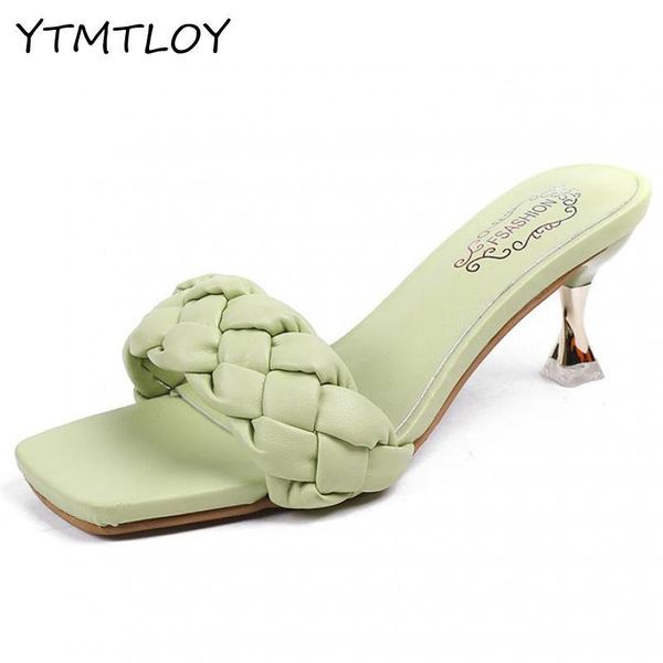 stylish women square toe slides summer leather mules high heel slippers ladies rome woven cross decoration zapatillas casa x1020, Black
stylish women square toe slides summer leather mules high heel slippers ladies rome woven cross decoration zapatillas casa x1020, Black