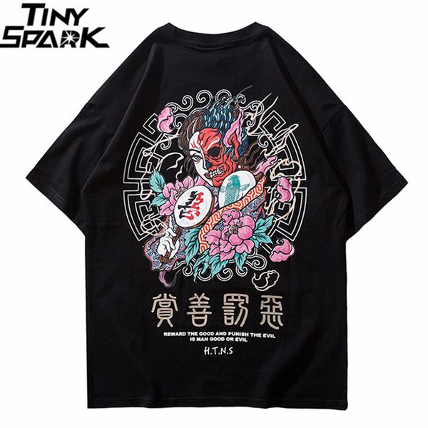 2020 t shirt streetwear men good and evil print hip hop t-shirt chinese character harajuku tshirt cotton short sleeve tees, White;black
2020 t shirt streetwear men good and evil print hip hop t-shirt chinese character harajuku tshirt cotton short sleeve tees, White;black