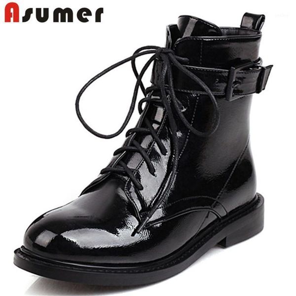asumer 2020 ankle boots women round toe lace up buckle comfortable low heel casual shoes woman autumn winter boots1, Black
asumer 2020 ankle boots women round toe lace up buckle comfortable low heel casual shoes woman autumn winter boots1, Black