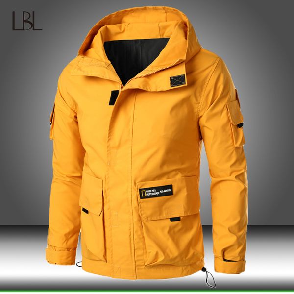 jacket men zipper winter spring autumn casual solid hooded jackets men's outwear slim fit cargo bomber coats male windbreaker 1027, Black;brown
jacket men zipper winter spring autumn casual solid hooded jackets men's outwear slim fit cargo bomber coats male windbreaker 1027, Black;brown
