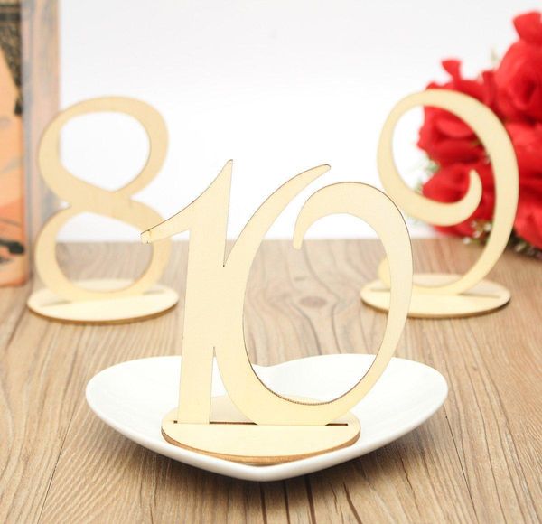 wooden table number 1-20 wood wedding table numbers with holder base for wedding party home decoration vintage birthday wmtllw jjxh
wooden table number 1-20 wood wedding table numbers with holder base for wedding party home decoration vintage birthday wmtllw jjxh