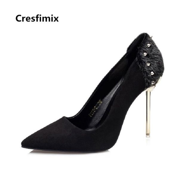 cresfimix tacones altos women fashion comfortable street stylish black shoes with rivet lady casual party night club shoes b2599
cresfimix tacones altos women fashion comfortable street stylish black shoes with rivet lady casual party night club shoes b2599