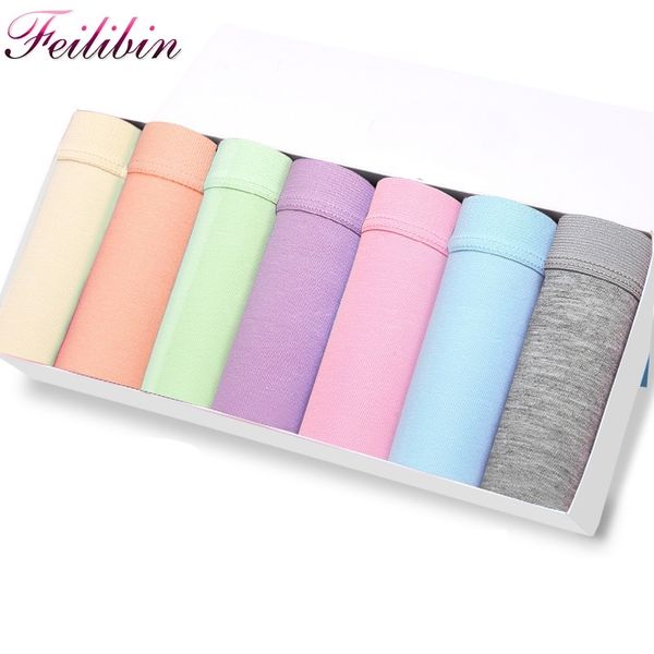feilibin 7pcs\lot women underpants plus size cotton panties underwear body shaping cute briefs solid breathable lingerie y200425, Black;pink
feilibin 7pcs\lot women underpants plus size cotton panties underwear body shaping cute briefs solid breathable lingerie y200425, Black;pink