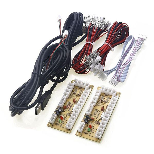 2x zero delay arcade usb encoder pc to joystick for 5pin joystick & 2.8mm button
2x zero delay arcade usb encoder pc to joystick for 5pin joystick & 2.8mm button