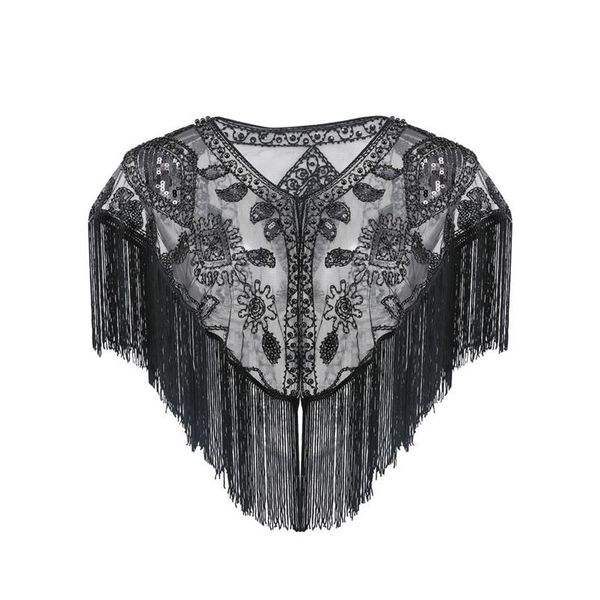 women vintage shawl shiny sequins decoration fashion tassels decoration elegant wedding dress accessori jllqgl, White
women vintage shawl shiny sequins decoration fashion tassels decoration elegant wedding dress accessori jllqgl, White