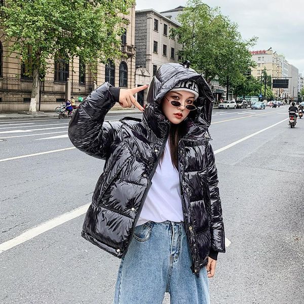 women's down & parkas winter women short hooded jacket warm coat loose design street outwear cotton parka daunenjacke damen jaqueta, Black
women's down & parkas winter women short hooded jacket warm coat loose design street outwear cotton parka daunenjacke damen jaqueta, Black