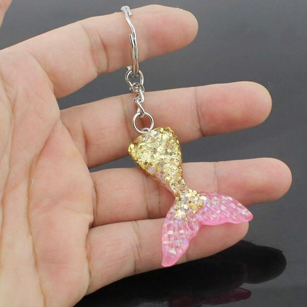 32*46mm mermaid tail kids keychain sequins keyring decor pendants women bags car key phone accessories wedding party mom gifts sqcvvk, Silver
32*46mm mermaid tail kids keychain sequins keyring decor pendants women bags car key phone accessories wedding party mom gifts sqcvvk, Silver