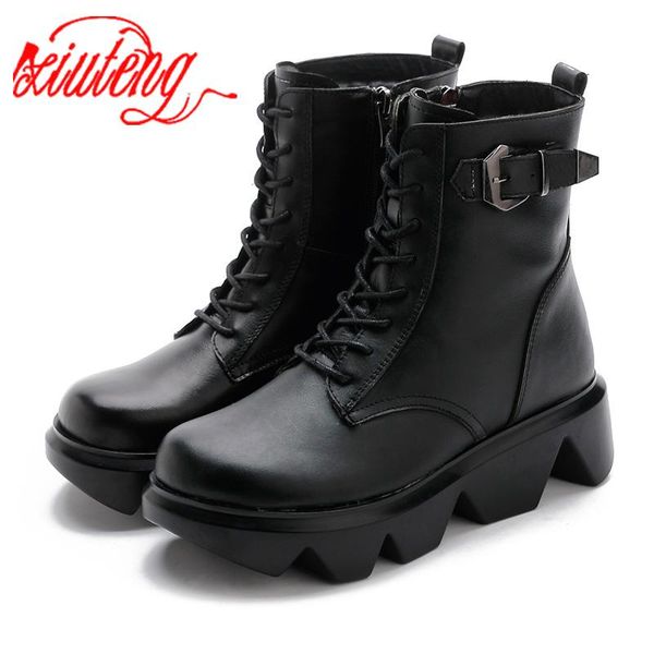 xiuteng british style women autumn winter short ankle genuine leather boots student black 6 cm heels laides pumps boots shoes
xiuteng british style women autumn winter short ankle genuine leather boots student black 6 cm heels laides pumps boots shoes