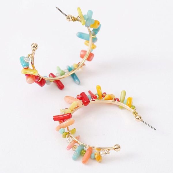 dangle & chandelier boho female multicolor natural coral stone drop earrings for women fashion c shape metal handmade beaded earring jewelry, Silver
dangle & chandelier boho female multicolor natural coral stone drop earrings for women fashion c shape metal handmade beaded earring jewelry, Silver