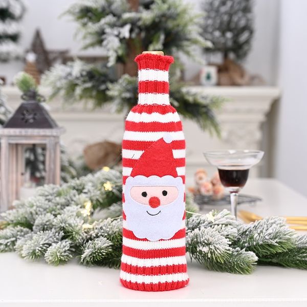 zit6j zicheng new bottle products striped knitted decorative bottle claus knitted wine set red wine champagne santa set kdbqb
zit6j zicheng new bottle products striped knitted decorative bottle claus knitted wine set red wine champagne santa set kdbqb